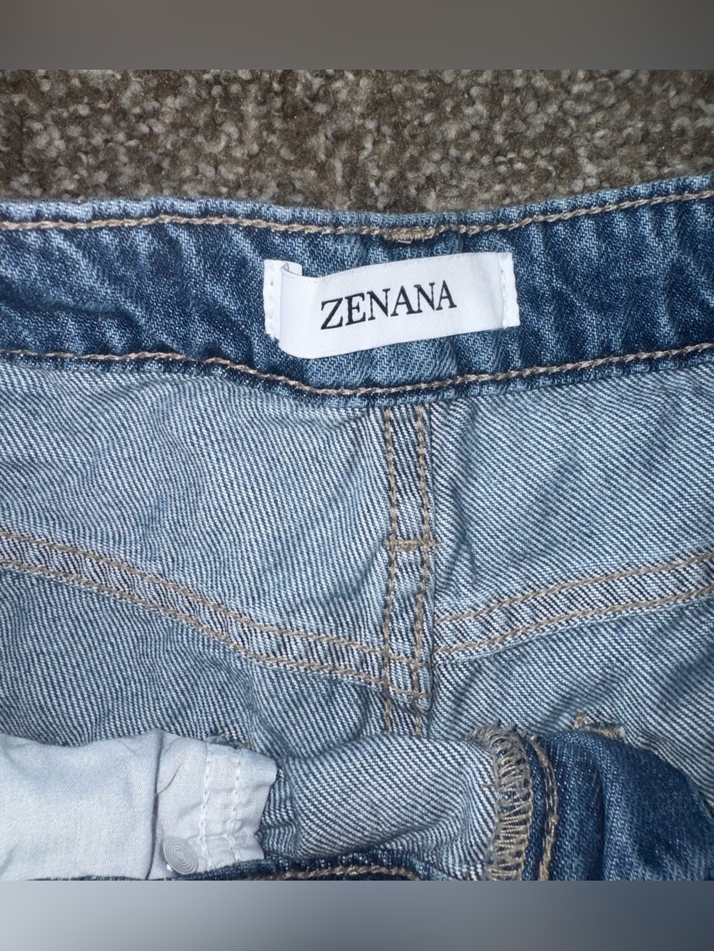 Zenana Women’s High Rise Straight Leg Jeans Blue size 30 - Picture 4 of 13